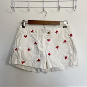 J. Crew | Watermelon Short Shorts
